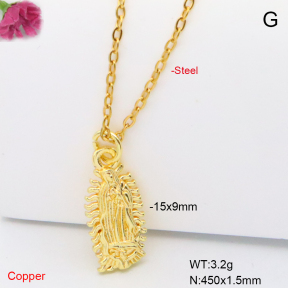F6N201208aahl-L017  Fashion Copper Necklace