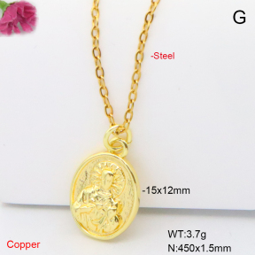 F6N201209aahl-L017  Fashion Copper Necklace