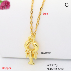 F6N201210aahl-L017  Fashion Copper Necklace