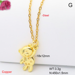 F6N201211aahl-L017  Fashion Copper Necklace