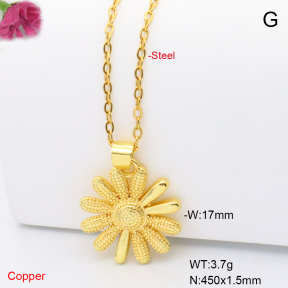 F6N201212aahl-L017  Fashion Copper Necklace