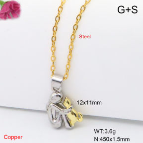 F6N201213avja-L017  Fashion Copper Necklace