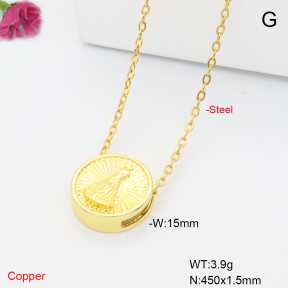 F6N201216vail-L017  Fashion Copper Necklace