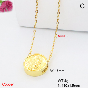 F6N201219vail-L017  Fashion Copper Necklace