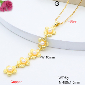 F6N301821baka-L017  Fashion Copper Necklace