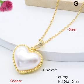 F6N301822baka-L017  Fashion Copper Necklace