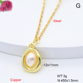 F6N301824vaia-L017  Fashion Copper Necklace