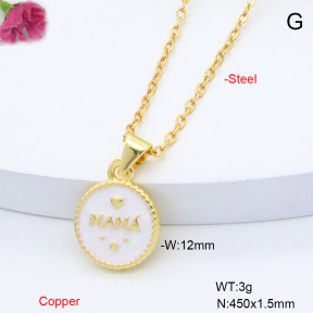 F6N301825vail-L017  Fashion Copper Necklace