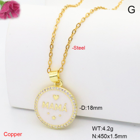 F6N301826avja-L017  Fashion Copper Necklace
