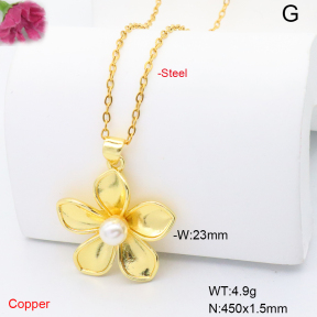 F6N301827vail-L017  Fashion Copper Necklace