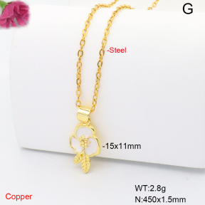 F6N301829vaia-L017  Fashion Copper Necklace