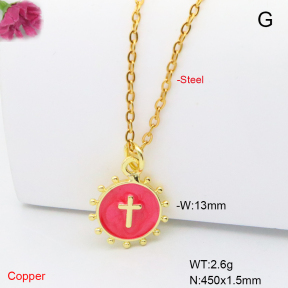 F6N301834vaia-L017  Fashion Copper Necklace