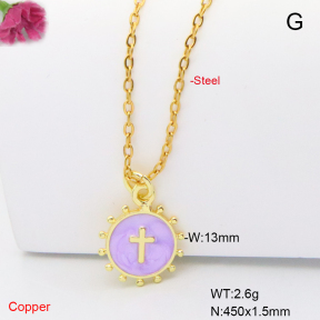 F6N301835vaia-L017  Fashion Copper Necklace