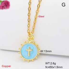 F6N301836vaia-L017  Fashion Copper Necklace