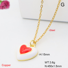 F6N301843vail-L017  Fashion Copper Necklace