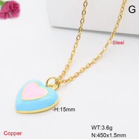 F6N301846vail-L017  Fashion Copper Necklace