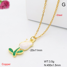 F6N301854vaia-L017  Fashion Copper Necklace
