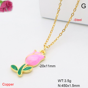 F6N301855vaia-L017  Fashion Copper Necklace