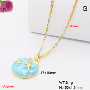 F6N301863vail-L017  Fashion Copper Necklace