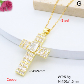 F6N409332vbmb-L017  Fashion Copper Necklace
