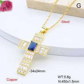 F6N409334vbmb-L017  Fashion Copper Necklace