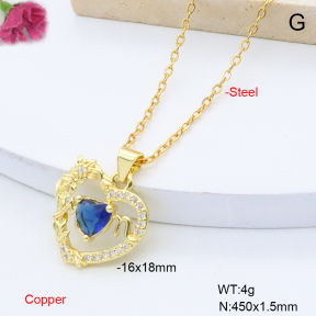F6N409337avja-L017  Fashion Copper Necklace