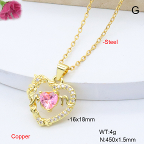 F6N409340avja-L017  Fashion Copper Necklace