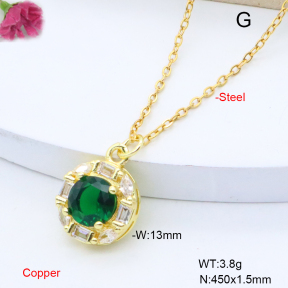 F6N409343vail-L017  Fashion Copper Necklace