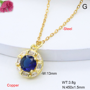F6N409344vail-L017  Fashion Copper Necklace