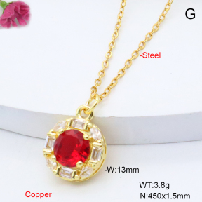 F6N409347vail-L017  Fashion Copper Necklace