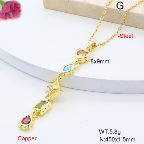 F6N409359baka-L017  Fashion Copper Necklace