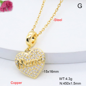 F6N409361baka-L017  Fashion Copper Necklace