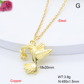 F6N409362vail-L017  Fashion Copper Necklace