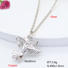 F6N409363vail-L017  Fashion Copper Necklace