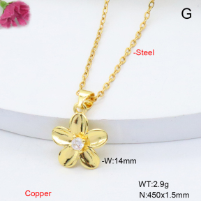 F6N409364vail-L017  Fashion Copper Necklace