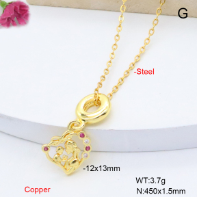 F6N409365aajl-L017  Fashion Copper Necklace