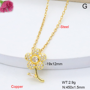 F6N409369vail-L017  Fashion Copper Necklace