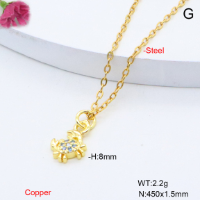 F6N409370vaia-L017  Fashion Copper Necklace