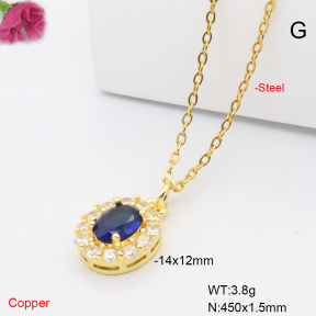 F6N409375vail-L017  Fashion Copper Necklace