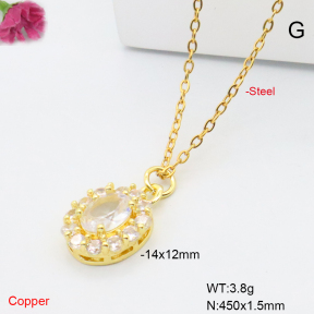 F6N409377vail-L017  Fashion Copper Necklace