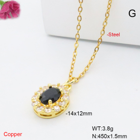 F6N409378vail-L017  Fashion Copper Necklace