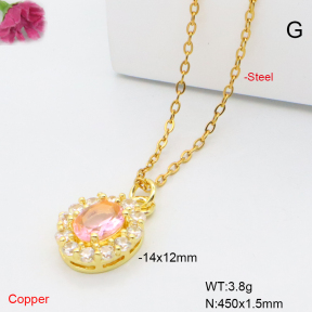 F6N409379vail-L017  Fashion Copper Necklace