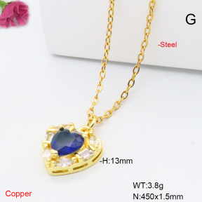 F6N409381vail-L017  Fashion Copper Necklace