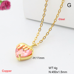 F6N409388avja-L017  Fashion Copper Necklace