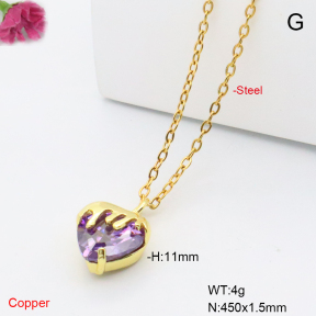 F6N409391avja-L017  Fashion Copper Necklace