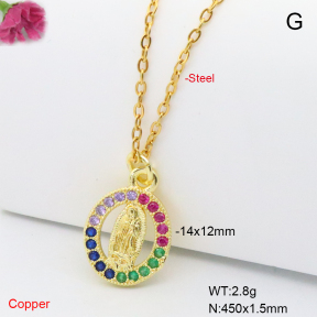 F6N409392vail-L017  Fashion Copper Necklace