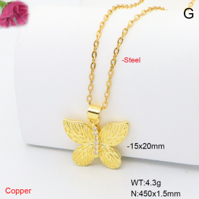 F6N409397vail-L017  Fashion Copper Necklace