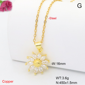 F6N409399aajl-L017  Fashion Copper Necklace