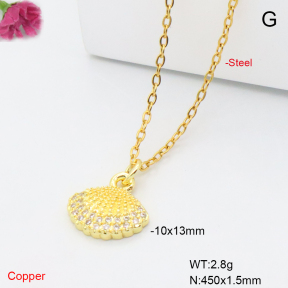 F6N409407vail-L017  Fashion Copper Necklace