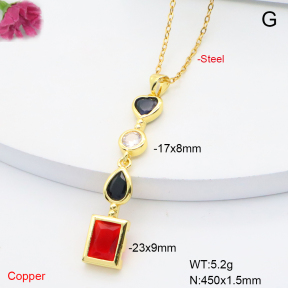 F6N409409ablb-L017  Fashion Copper Necklace